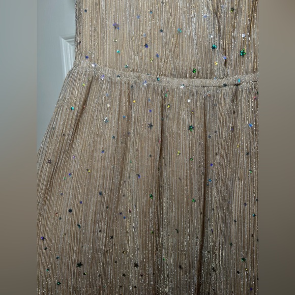 Gold sexy long dress - Picture 4 of 4